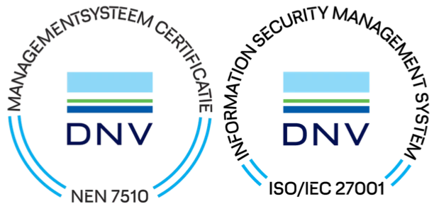 DNV-certificaat NEN 7510 en ISO/IEC 27001 (pdf)